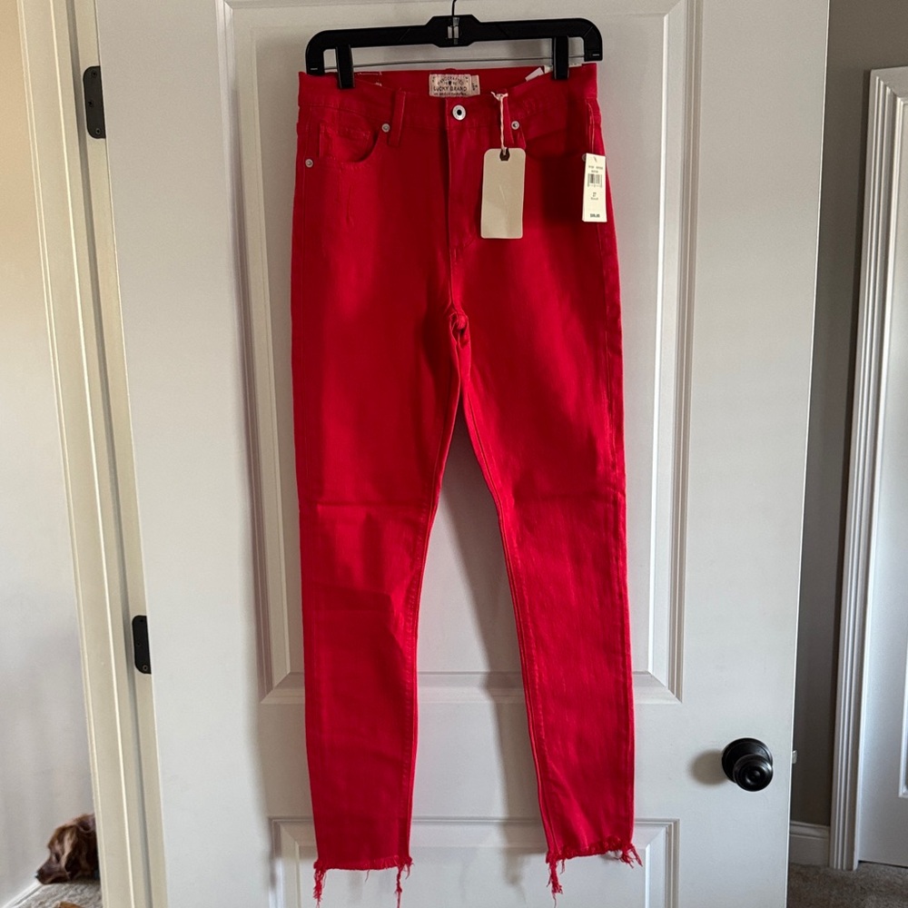 Lucky Brand Red Women's Skinny Jeans